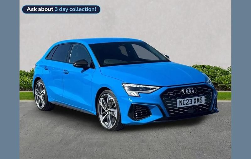 Used Audi S3 Sportback Comfort 310 HP (228 kW) 2023 Blue Hatchback