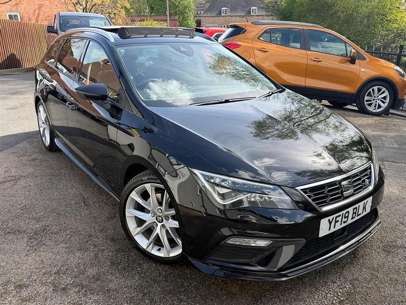 Used Seat Leon ST FR Sport 150 HP (110 kW) 2019 Black Estate