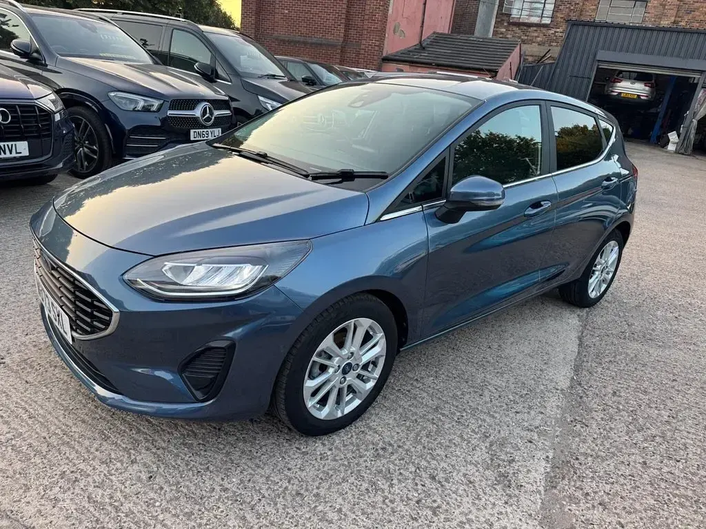 Used Ford Fiesta Titanium 2023 Blue Hatchback