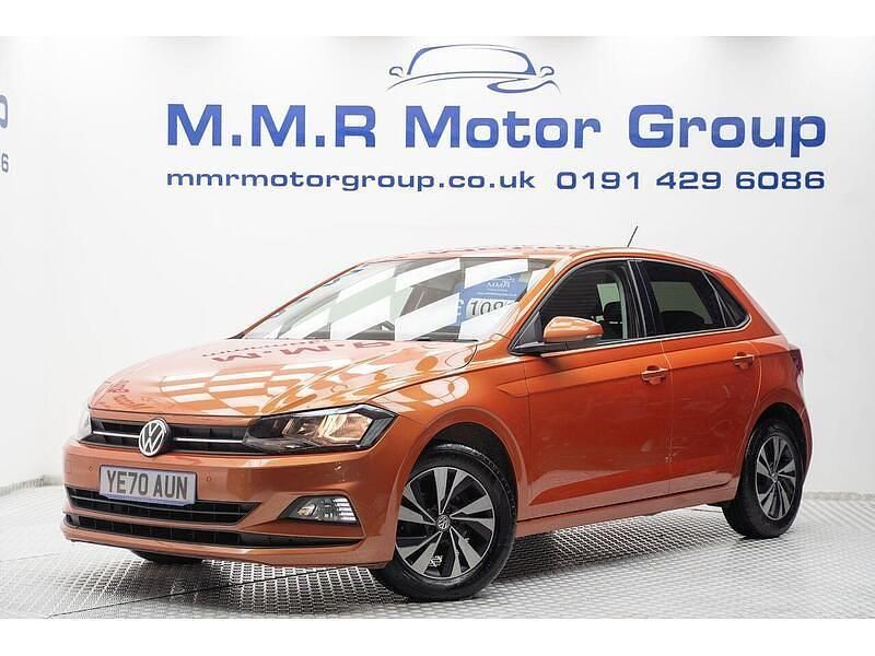 Used VW Polo Match 95 HP (69 kW) 2020 Orange Hatchback