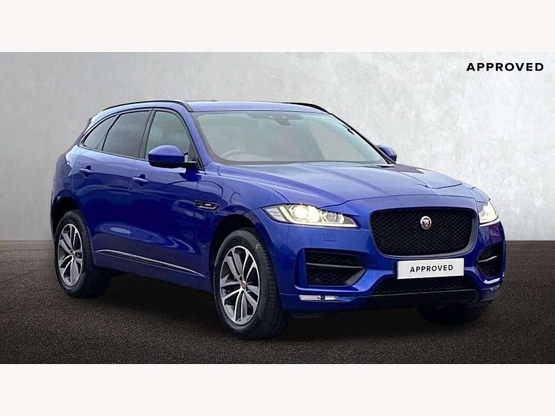 Blue Used 2019 Jaguar F-Pace R-Sport SUV | £23,550 (Fair price) - Image 1/4