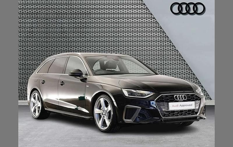 Used Audi A4 S-Line 200 HP (147 kW) 2023 Black Estate