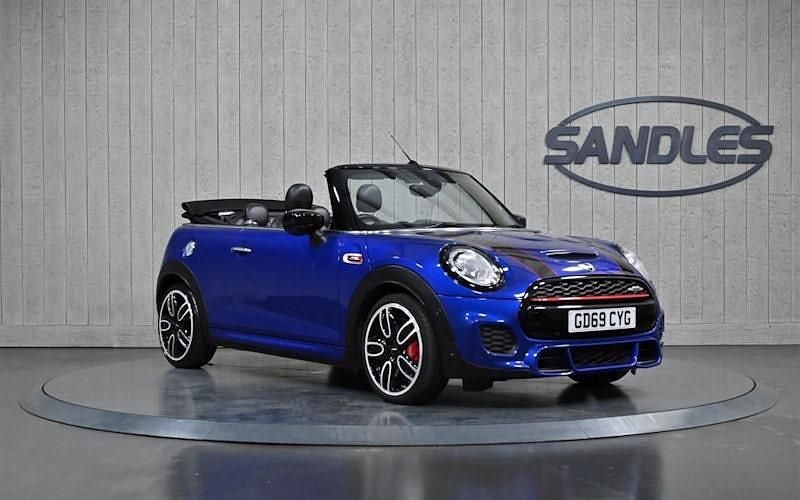Used Mini John Cooper Works Cabriolet 231 HP (169 kW) 2018 Blue Cabriolet