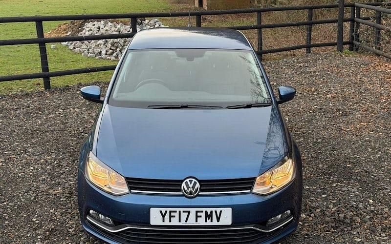Used VW Polo Edition 90 HP (66 kW) 2017 Blue Hatchback