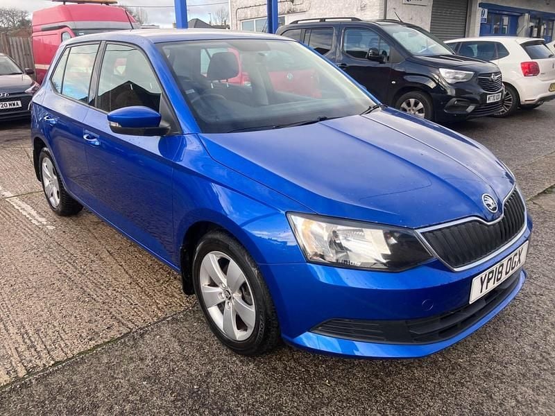 Blue Used 2018 Skoda Fabia SE Hatchback | £6,995 (Good price) - Image 1/4