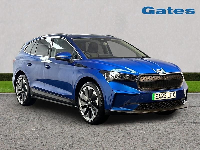 Used Skoda Enyaq iV ecoSuite 131 kW (179 HP) 2022 Blue SUV