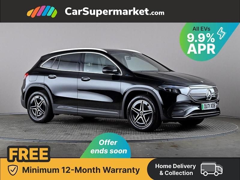 Black Used 2021 Mercedes EQA250 AMG line SUV | £18,176 (Fair price) - Image 1/3