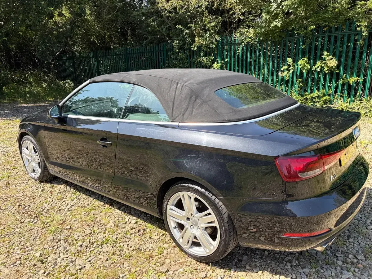 Used Audi A3 Cabriolet Sport 180 HP (132 kW) 2014 Midnight black Cabriolet