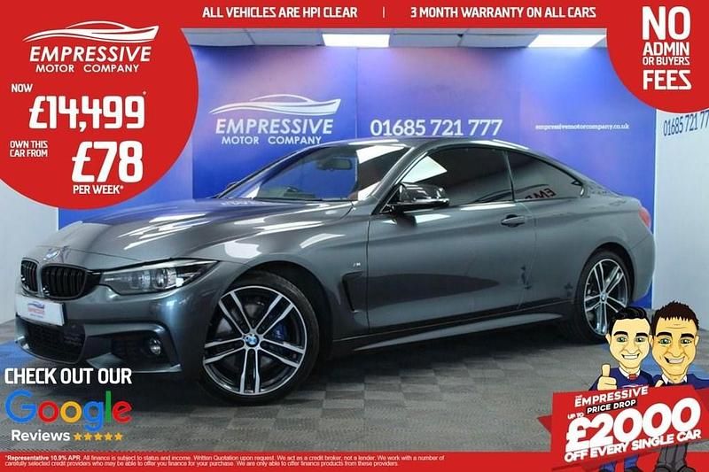 Grey Used 2017 BMW 420 M Sport Coupe | £14,499 (Fair price) - Image 1/4