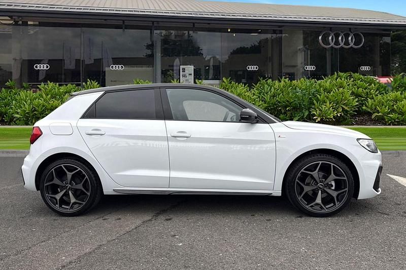 New Audi A1 Sportback Black Edition 110 HP (80 kW) 2026 White Hatchback