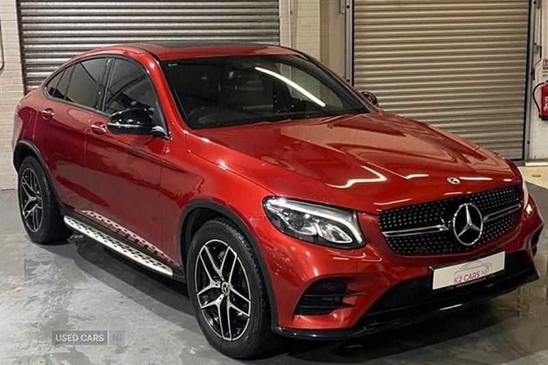 Red Used 2017 Mercedes GLC250 AMG line Coupe | £17,990 (Fair price) - Image 1/1