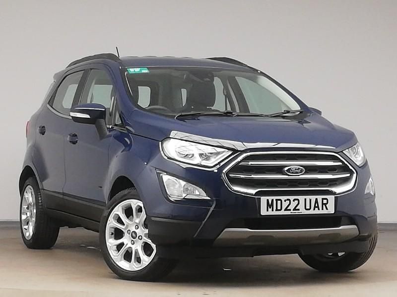 Blue Used 2022 Ford Ecosport Titanium SUV | £14,498 (Fair price) - Image 1/4