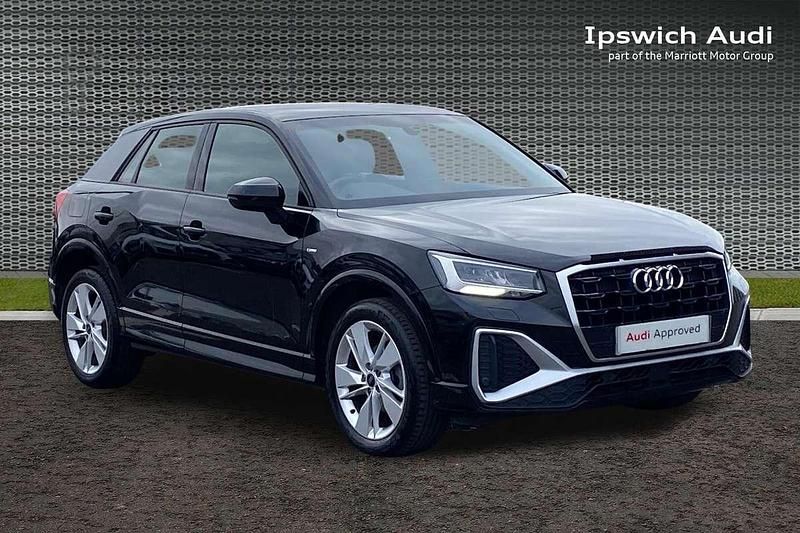 Black Used 2021 Audi Q2 S-Line SUV | £21,498 (Fair price) - Image 1/4