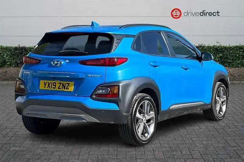 Used Hyundai Kona Premium 120 HP (88 kW) 2019 Blue SUV