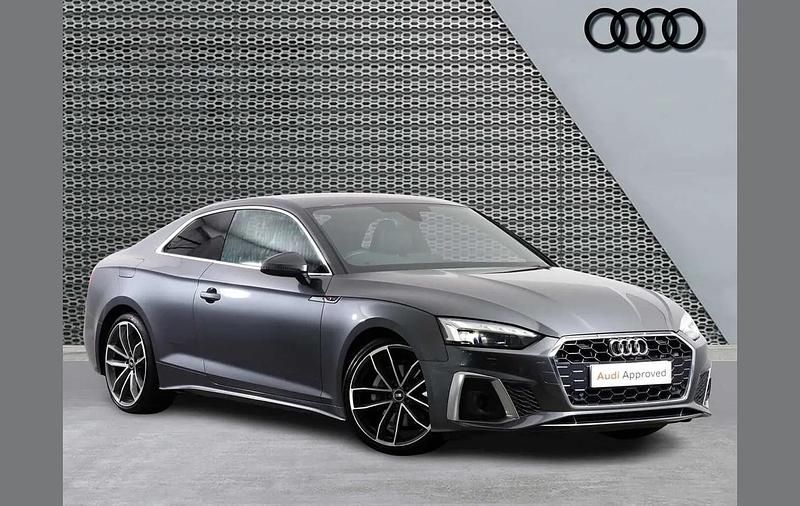 Used Audi A5 S-Line 200 HP (147 kW) 2022 Grey Coupe