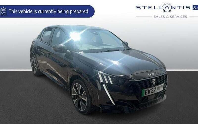 Black Used 2022 Peugeot e-208 Premium Hatchback | £14,179 (Fair price) - Image 1/1