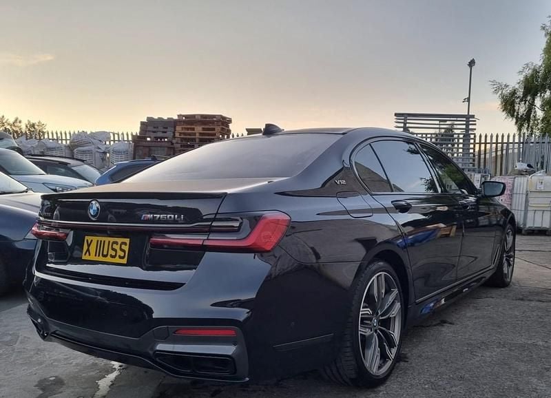 Used BMW M760 M Sport 2018 Black Sedan