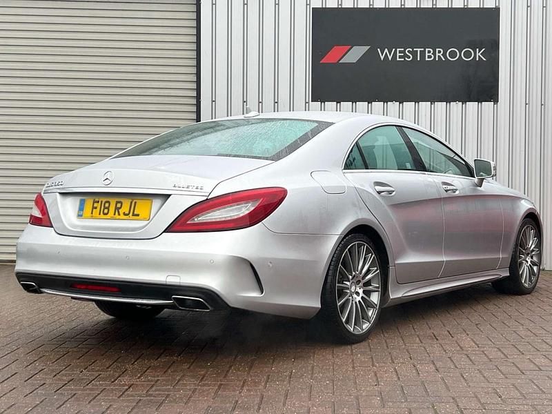 Used Mercedes CLS350 AMG line 258 HP (189 kW) 2015 Silver Coupe
