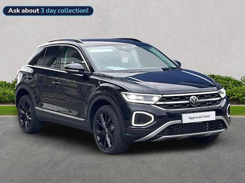 Black New 2025 VW T-Roc Style SUV | £30,970 - Image 1/3