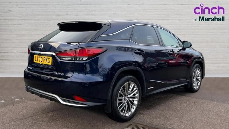 Used Lexus RX450h 313 HP (230 kW) 2020 Blue SUV