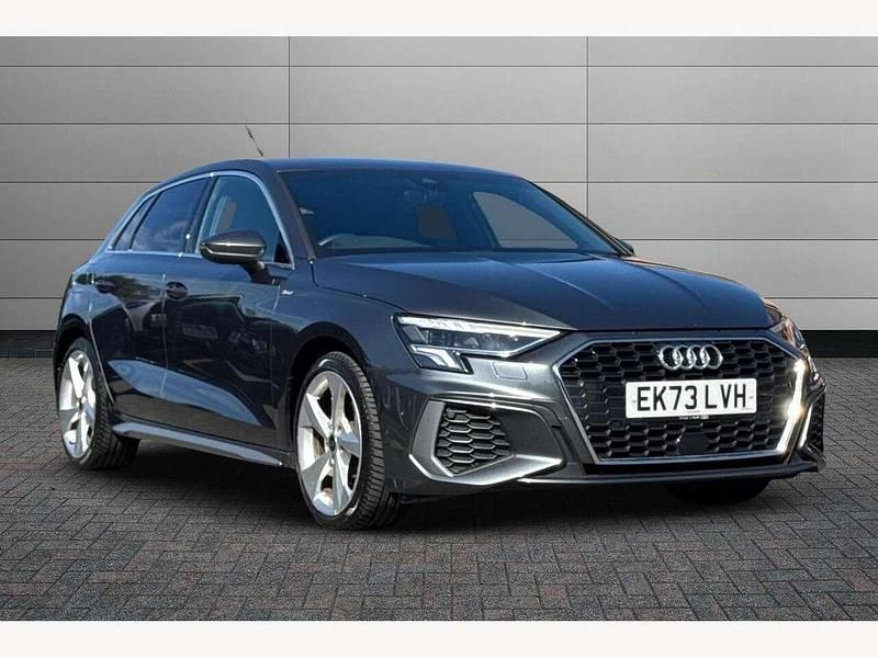 Grey Used 2023 Audi A3 S-Line Hatchback | £25,895 (A bit pricey) - Image 1/4