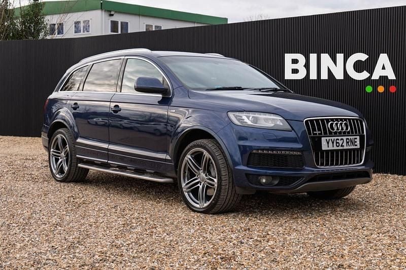 Used Audi Q7 S-line plus 245 HP (180 kW) 2012 Blue SUV
