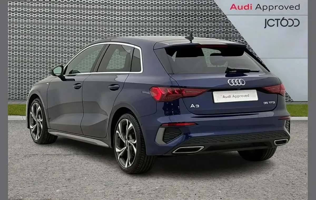 Used Audi A3 S-Line 147 HP (108 kW) 2022 Blue Sedan