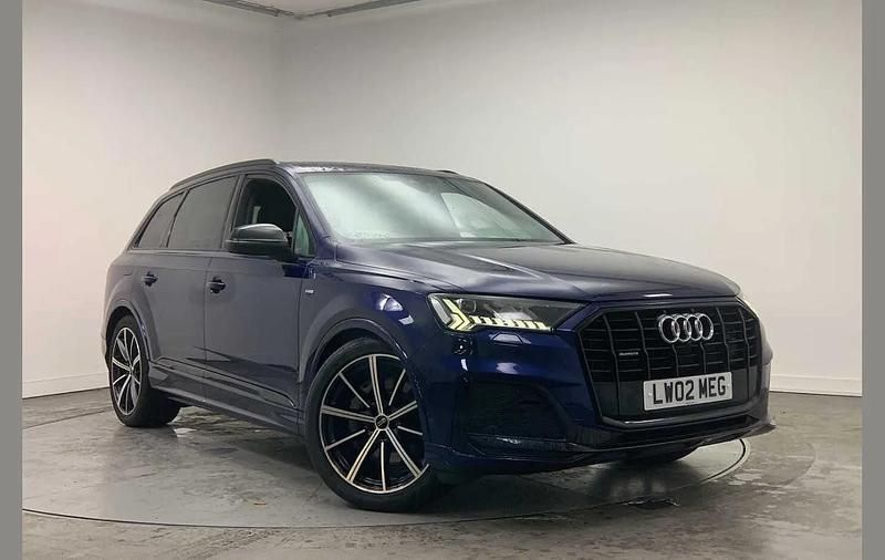 Used Audi Q7 Black Edition 281 HP (206 kW) 2023 Blue SUV