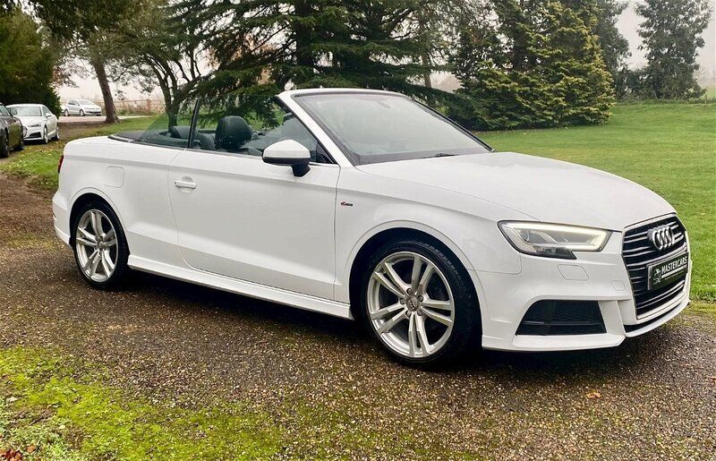 Ibis white Used 2016 Audi A3 Cabriolet S-Line Cabriolet | £17,995 - Image 1/4