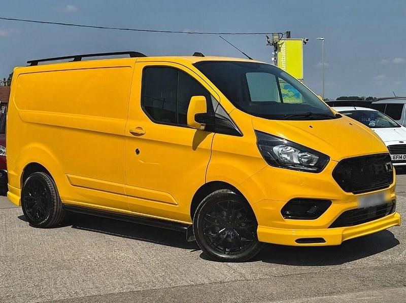 Yellow Used 2021 Ford Transit Custom S Van | £12,288 (Fair price) - Image 1/4