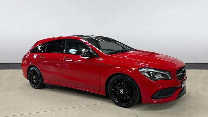 Used Mercedes CLA220 AMG line 177 HP (130 kW) 2017 Red Sedan