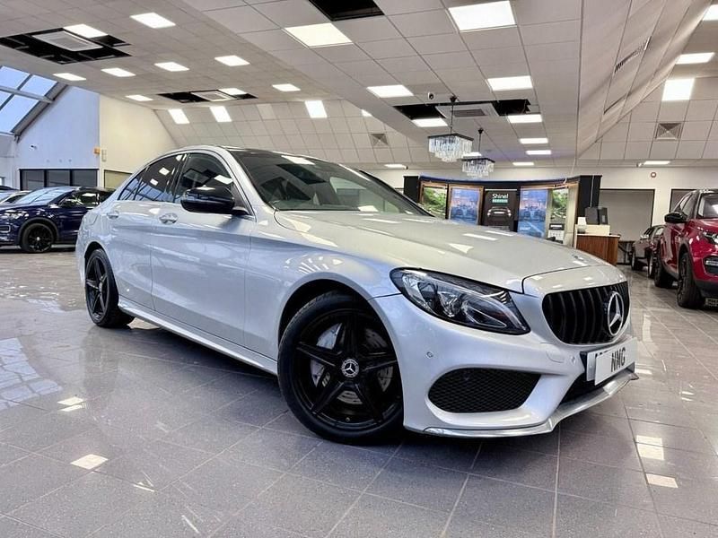 Used Mercedes C250 AMG line 2018 Silver Sedan