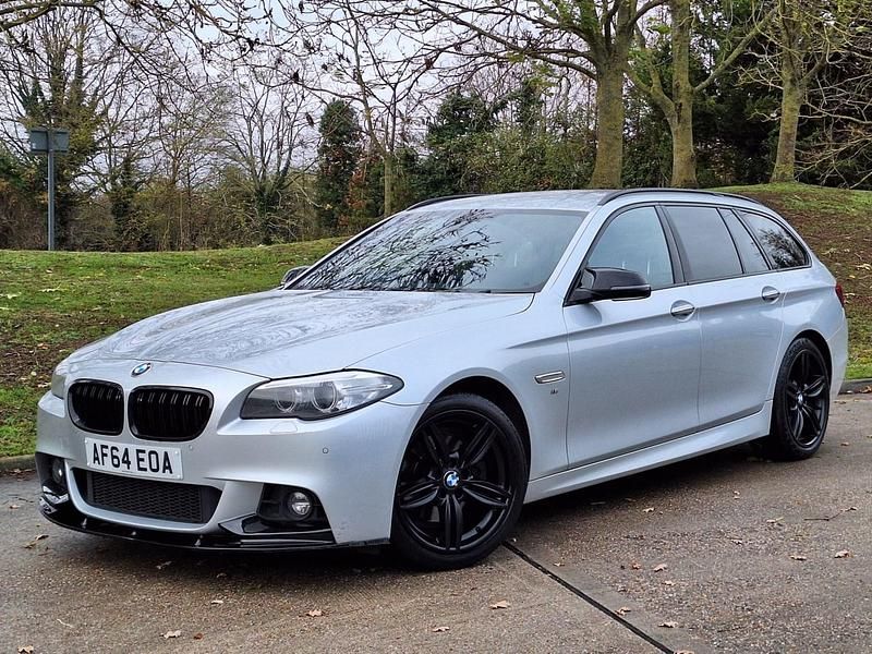 Silver Used 2014 BMW 520 M Sport Estate | £9,995 (Fair price) - Image 1/1