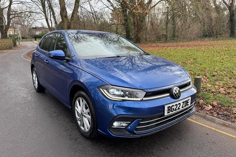 Used VW Polo Style 2022 Blue Hatchback
