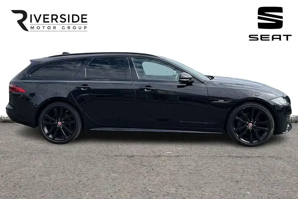 Used Jaguar XF R-Sport 177 HP (130 kW) 2019 Black Estate