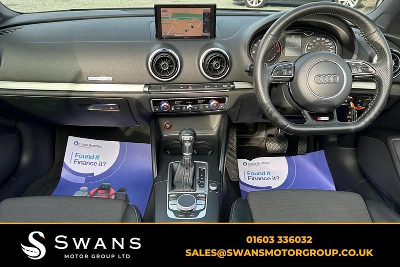 Used Audi A3 Cabriolet S-Line 2015 Black Cabriolet