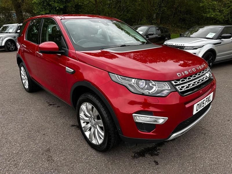 Red Used 2015 Land Rover Discovery Sport HSE Luxury SUV | £13,495 (Fair price) - Image 1/4