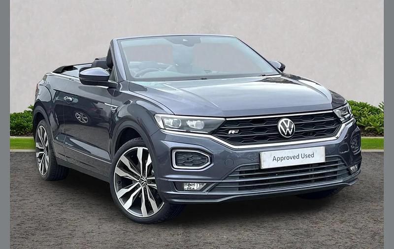 Used VW T-Roc Cabriolet R-line 150 HP (110 kW) 2021 Grey Cabriolet