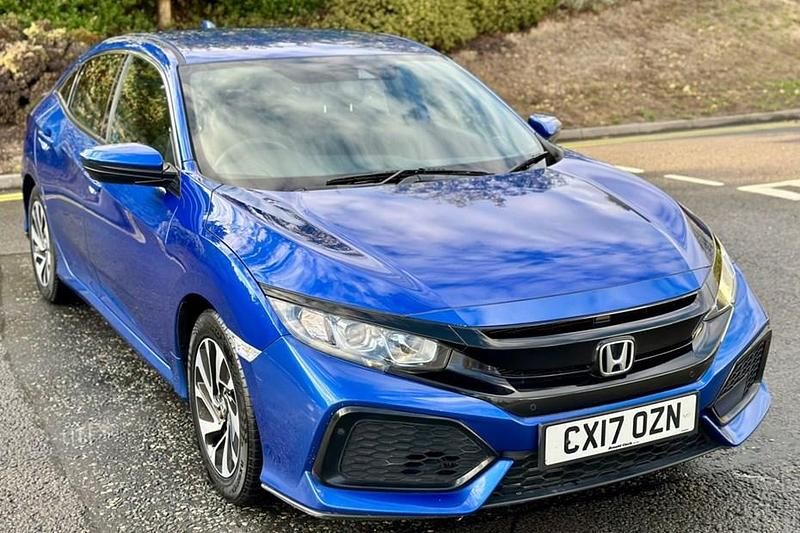 Blue Used 2017 Honda Civic SE Hatchback | £8,250 (Good price) - Image 1/1