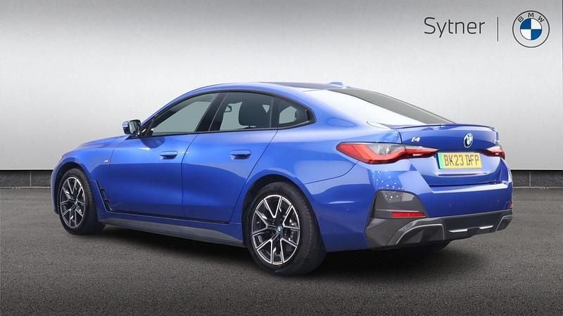 Used BMW i4 M Sport 250 kW (340 HP) 2023 Blue Sedan