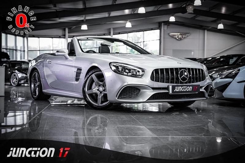 Used Mercedes SL400 AMG line 2016 Silver Cabriolet