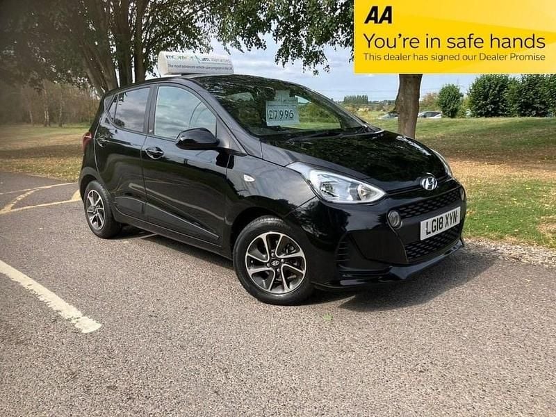 Black Used 2018 Hyundai i10 GO! Hatchback | £7,995 (Fair price) - Image 1/4
