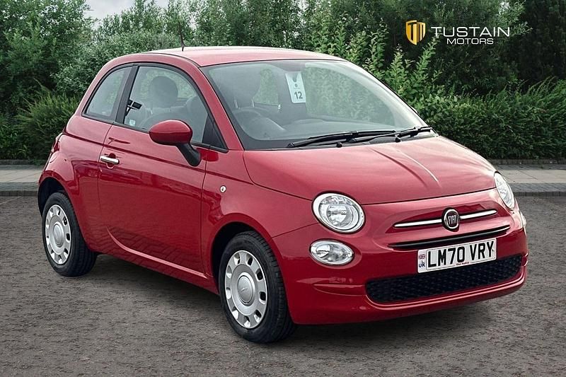 Red Used 2021 Fiat 500 Pop Hatchback | £8,999 (Good price) - Image 1/4