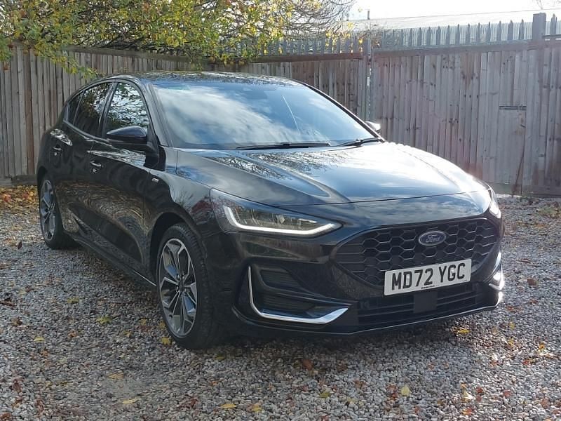 Black Used 2023 Ford Focus ST-Line Hatchback | £18,798 - Image 1/4