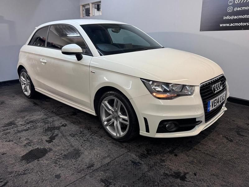 Begagnad Audi A1 S-Line 122 HK (89 kW) 2014 Vit Halvkombi