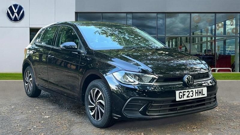 Black Used 2023 VW Polo Life Hatchback | £16,561 (Fair price) - Image 1/4