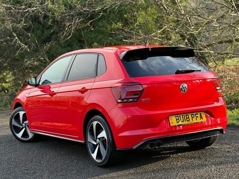 Used VW Polo GTI 200 HP (147 kW) 2018 Red Hatchback