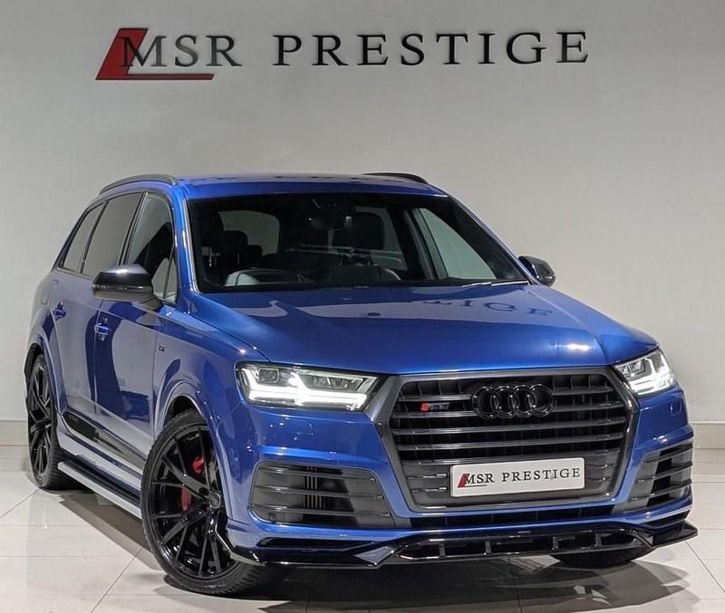 Blue Used 2017 Audi SQ7 Comfort SUV | £30,995 (Fair price) - Image 1/4