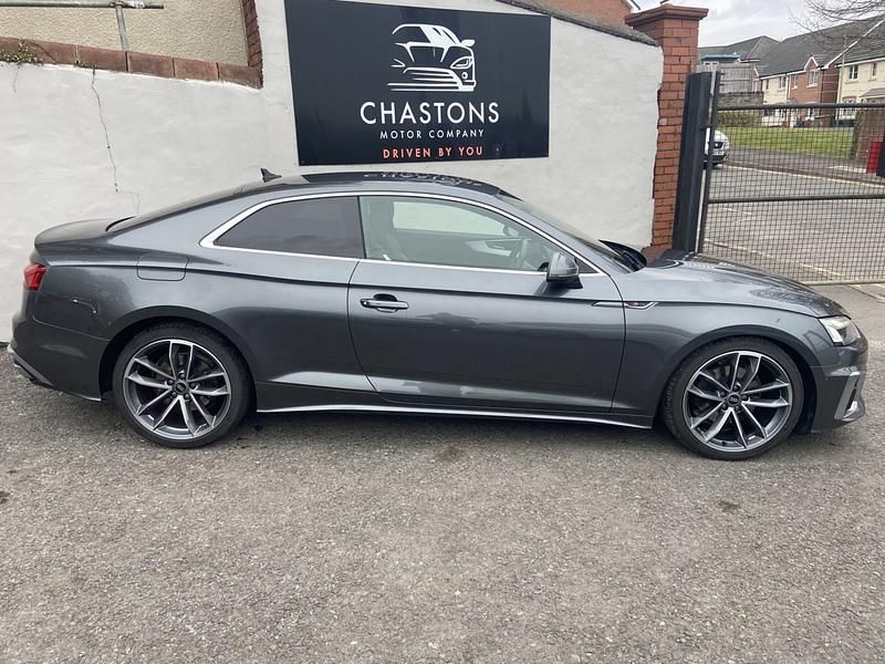 Used Audi A5 S-Line 150 HP (110 kW) 2022 Grey Coupe