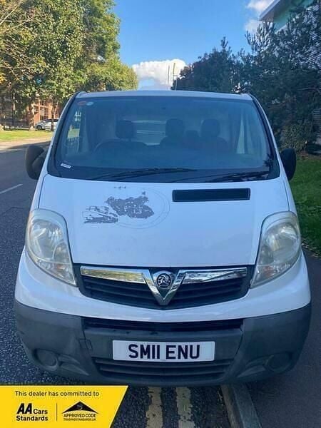 White Used 2011 Vauxhall Vivaro Van | £2,495 (Super price) - Image 1/4
